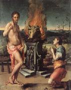 Agnolo Bronzino Pygmalion and Galatea oil on canvas